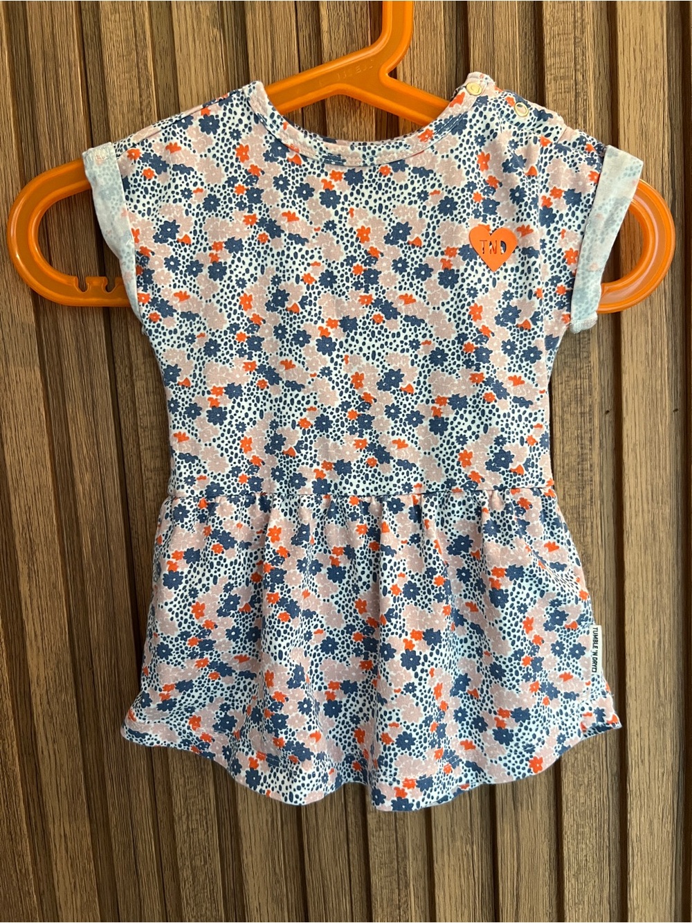 🔥 3 FOR $15 OFFER 🔥 Tumble 'N Dry Floral Dress 62 cm (3-6 months)